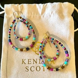 Bree Gold Open Frame Earrings